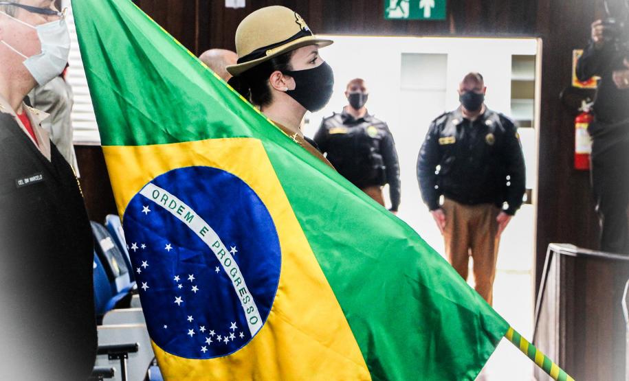 Solenidade marca a troca de Comando do Batalhão de Patrulha Escolar Comunitária (BPEC) em Curitiba