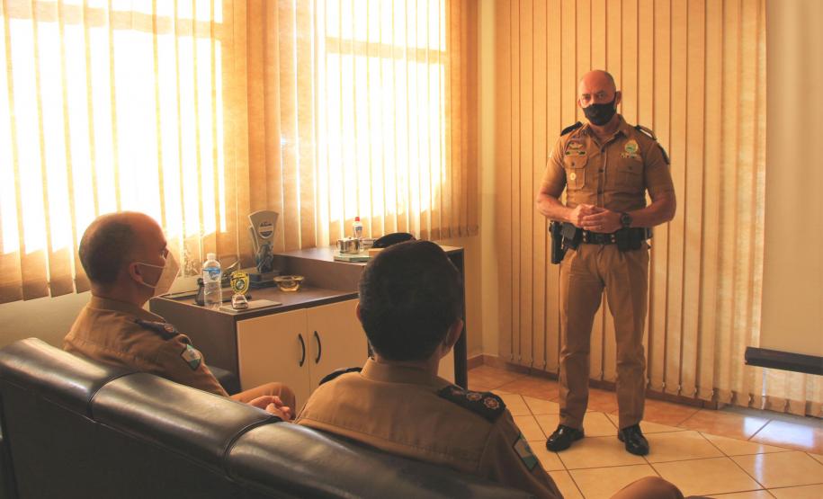 Comandante-Geral da PM visita unidades da Polícia Militar do Norte Pioneiro