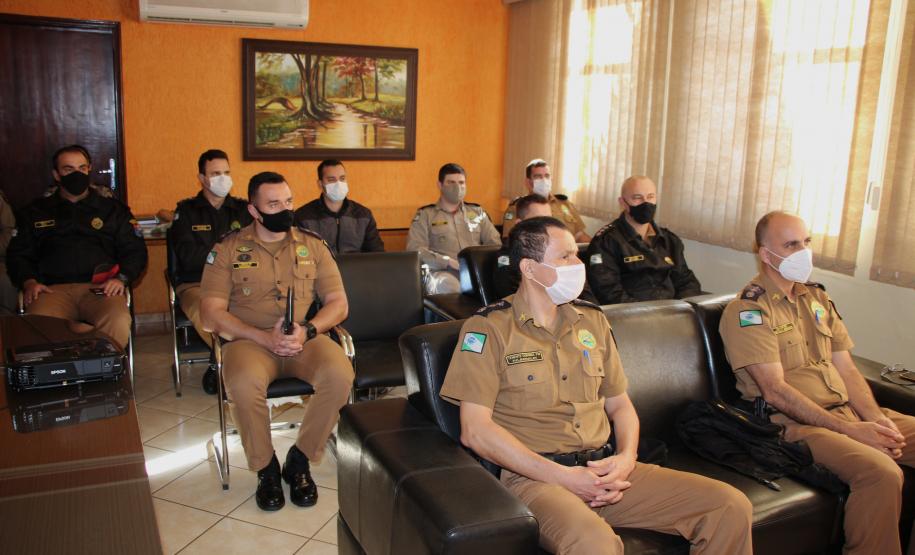 Comandante-Geral da PM visita unidades da Polícia Militar do Norte Pioneiro