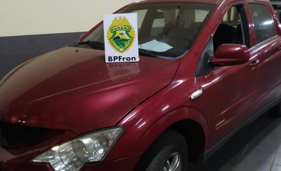 BPFron recupera carro furtado em Guaíra durante a Operação Hórus