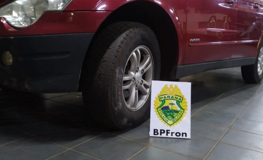BPFron recupera carro furtado em Guaíra durante a Operação Hórus
