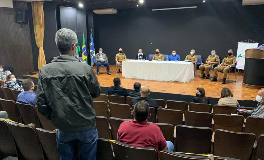 Comando-Geral da PM participa de reunião extraordinária da AMUNOP em Cornélio Procópio