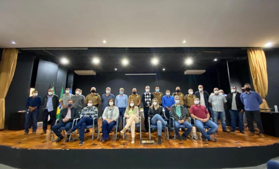 Comando-Geral da PM participa de reunião extraordinária da AMUNOP em Cornélio Procópio
