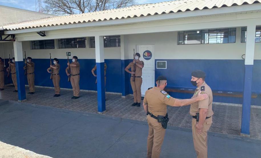 Comandante-Geral visita 3°Colégio da PM em Cornélio Procópio
