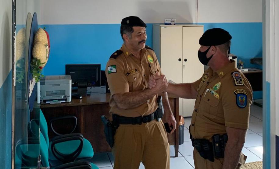 Comandante-Geral visita 3°Colégio da PM em Cornélio Procópio