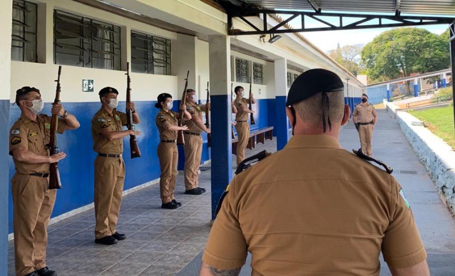 Comandante-Geral visita 3°Colégio da PM em Cornélio Procópio
