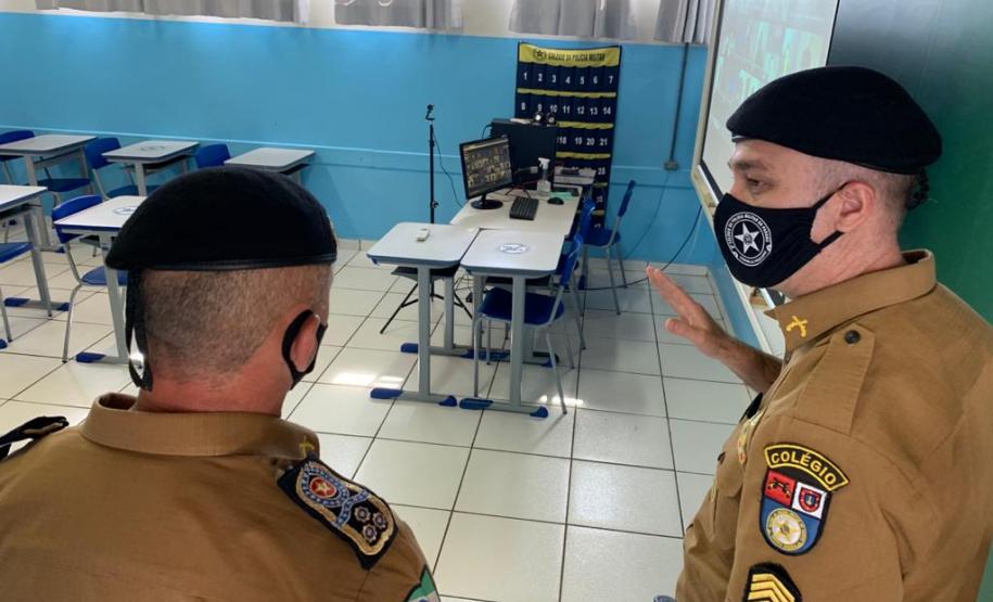 Comandante-Geral visita 3°Colégio da PM em Cornélio Procópio