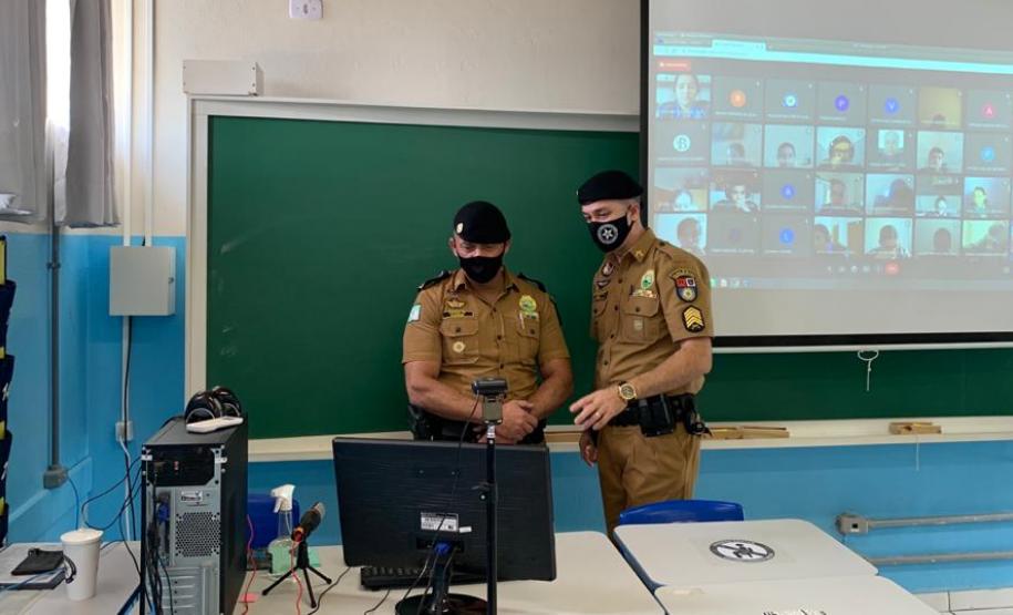 Comandante-Geral visita 3°Colégio da PM em Cornélio Procópio