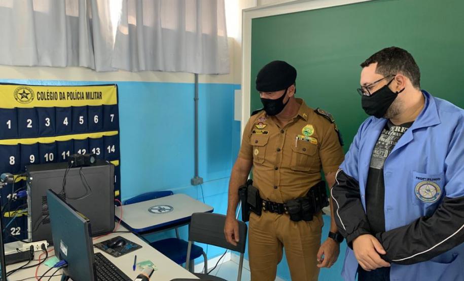 Comandante-Geral visita 3°Colégio da PM em Cornélio Procópio