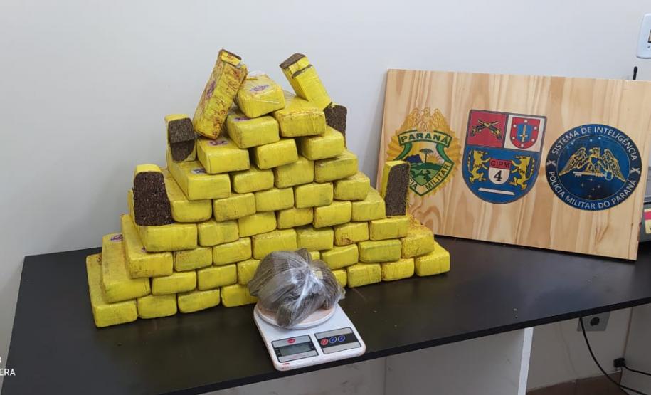 Em situações distintas, PM do Norte do estado apreende mais de 30 quilos de maconha, um veículo e recupera objetos roubados