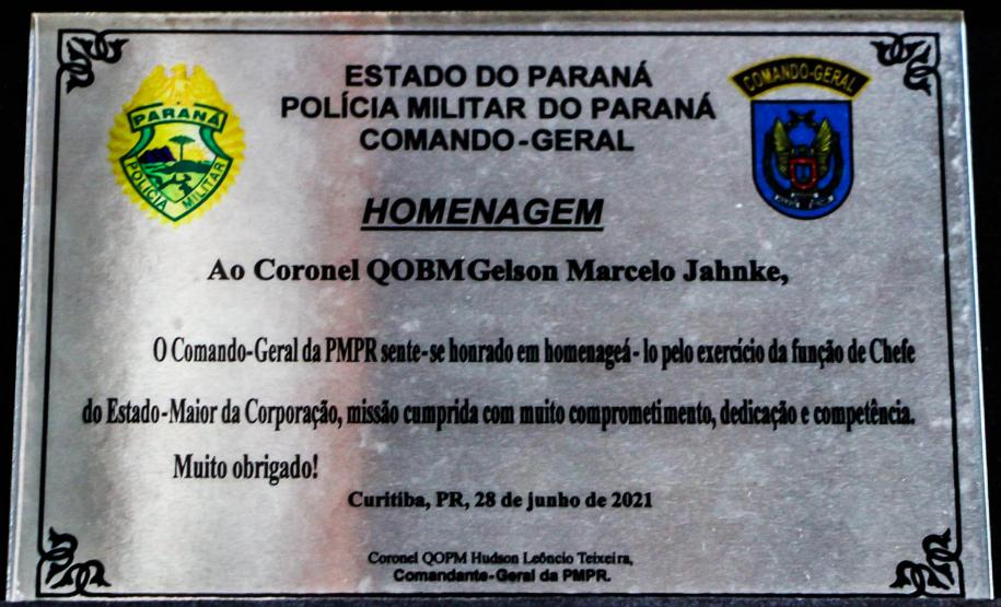 Polícia Militar do Paraná tem novo Chefe do Estado-Maior em Curitiba