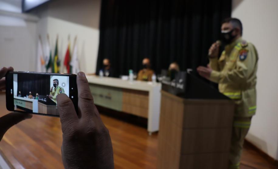 Unidade de Corpo de Bombeiros de Ivaiporã recebe novo comandante