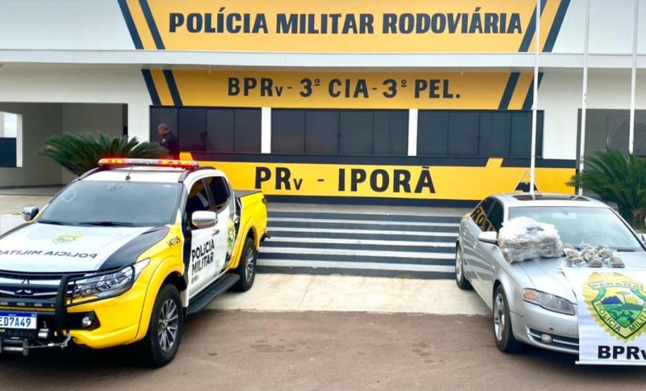 BPRv apreende uma tonelada de maconha e skunk no Noroeste do PR neste fim de semana
