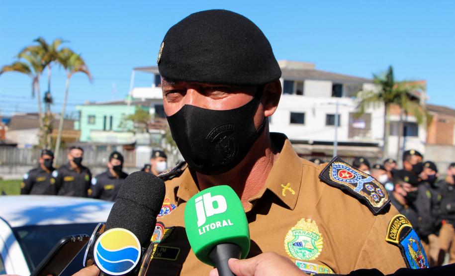 Comandante-Geral da PM se reúne com prefeitos e secretários municipais do Litoral, em Paranaguá