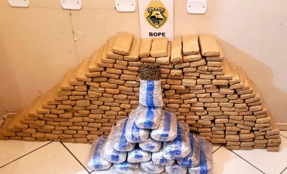 Bope apreende mais de 170 quilos de drogas na Operação Narco Brasil