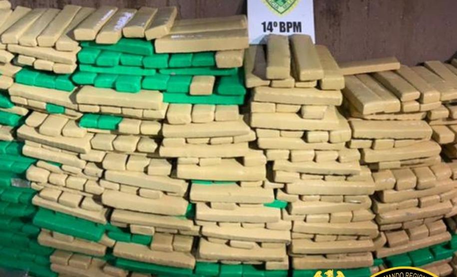 PM apreende mais de 45 toneladas de drogas no primeiro semestre de 2021 no Oeste e Sudoeste do Paraná; um aumento de 50%