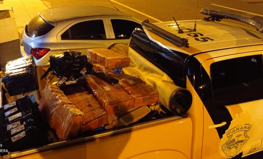 Mais de 700 quilos de maconha são apreendidos em duas ocorrências no Noroeste do estado