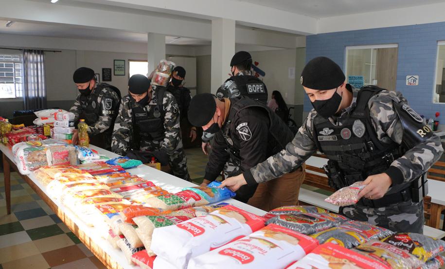 RONE arrecada 400 quilos de alimentos para instituições de apoio social em Curitiba