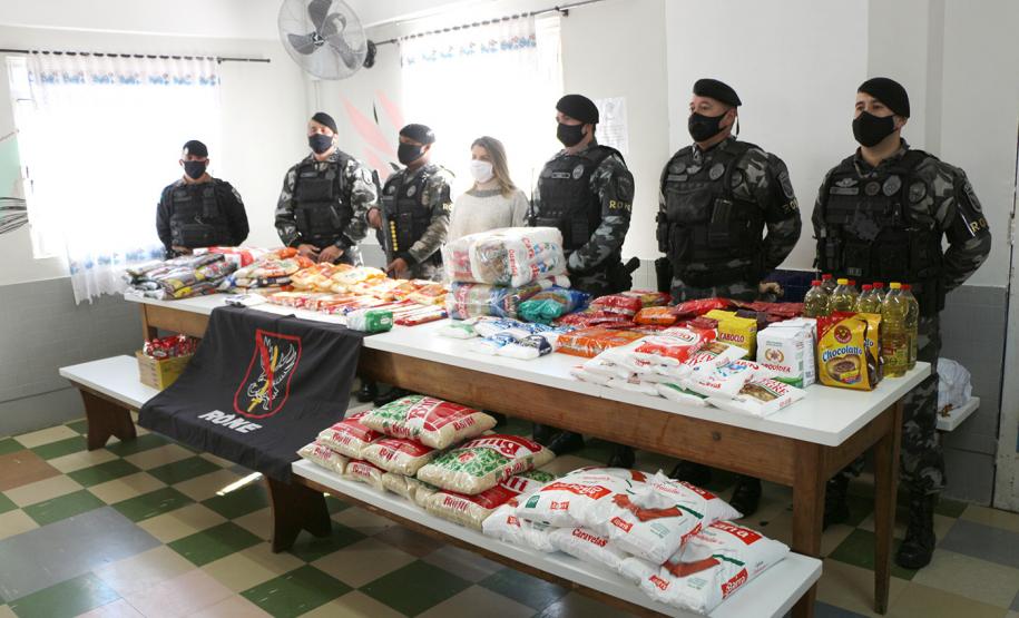 RONE arrecada 400 quilos de alimentos para instituições de apoio social em Curitiba