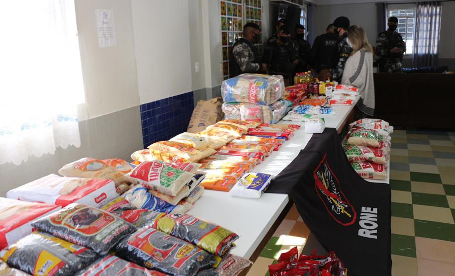 RONE arrecada 400 quilos de alimentos para instituições de apoio social em Curitiba