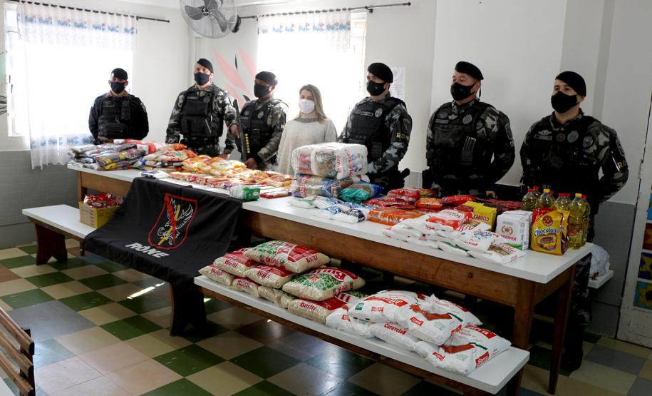 RONE arrecada 400 quilos de alimentos para instituições de apoio social em Curitiba