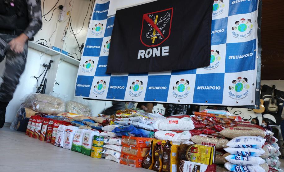 RONE arrecada 400 quilos de alimentos para instituições de apoio social em Curitiba