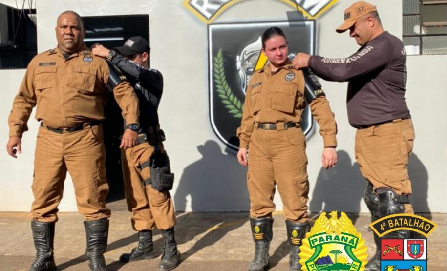 ROCAM do 4º Batalhão recebe novos integrantes em Maringá (PR)