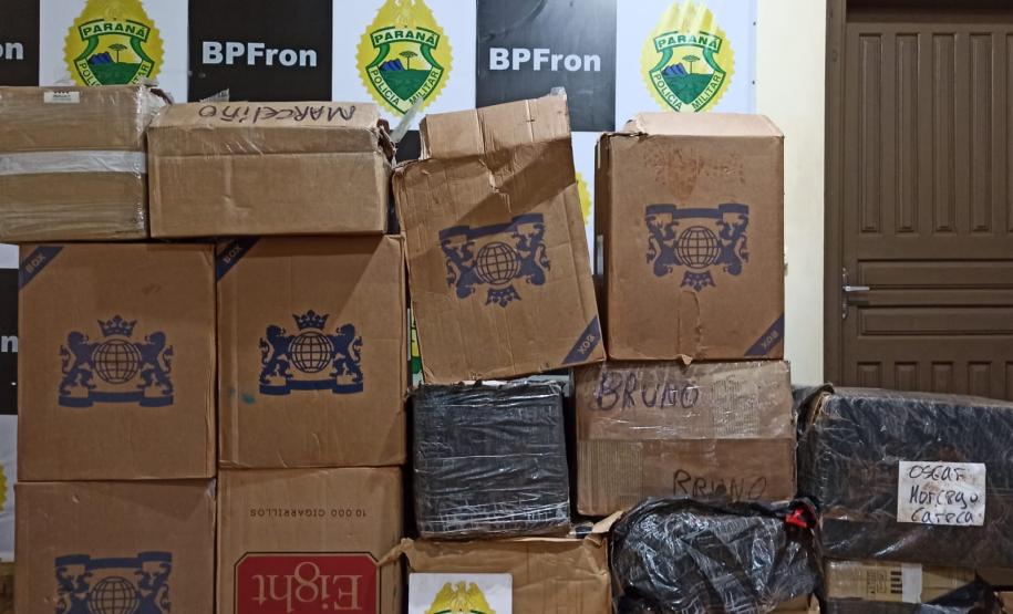 Em situações distintas, BPFron apreende maconha e cigarros contrabandeados, no Oeste do estado