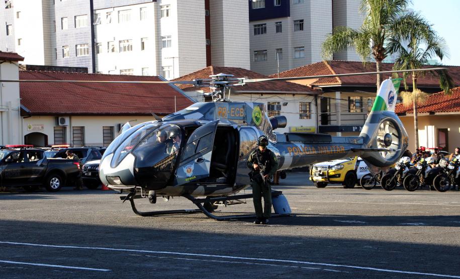 Mais de 200 policiais militares reforçam o policiamento das ruas de Curitiba e Região Metropolitana