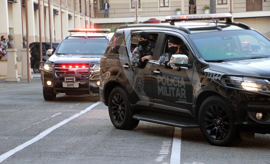 Mais de 200 policiais militares reforçam o policiamento das ruas de Curitiba e Região Metropolitana