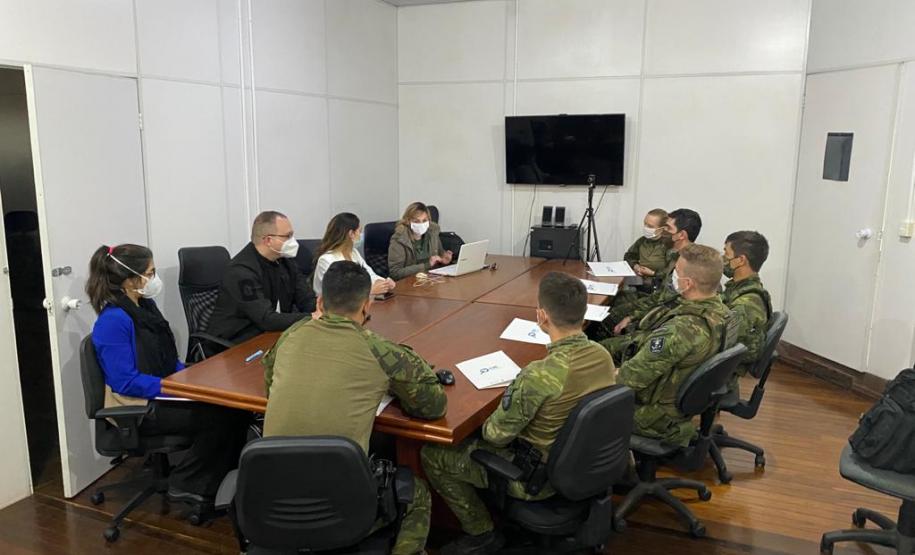 BPFron se reúne com membros da Secretaria Nacional de Políticas sobre Drogas em Marechal Cândido Rondon (PR)