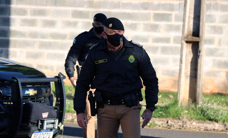 Batalhão da PM de Paranavai é inspecionado pelo Comandante-Geral