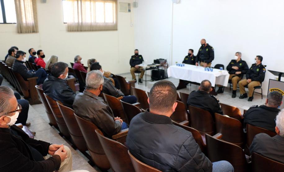 Reforço de policiamento e novas estratégias são discutidas durante reunião da PM e prefeituras da região de Paranavaí