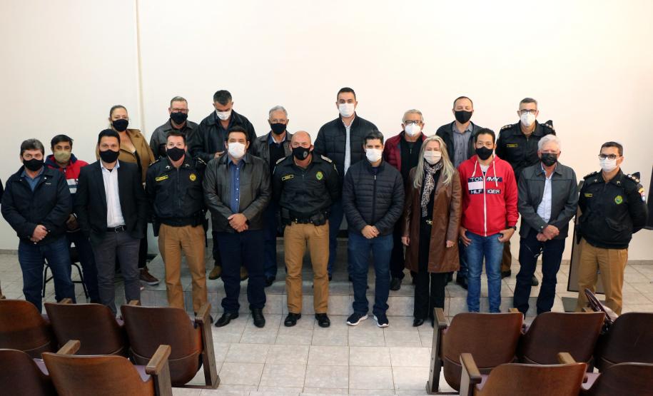 Reforço de policiamento e novas estratégias são discutidas durante reunião da PM e prefeituras da região de Paranavaí