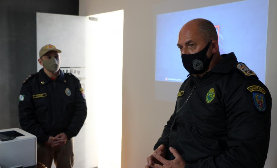 Comandante-Geral da PM visita 9° Subgrupamento de Bombeiros Independente em Paranavaí