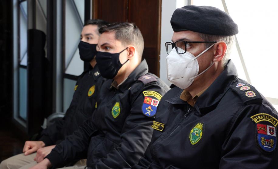 Comandante-Geral da PM visita 9° Subgrupamento de Bombeiros Independente em Paranavaí