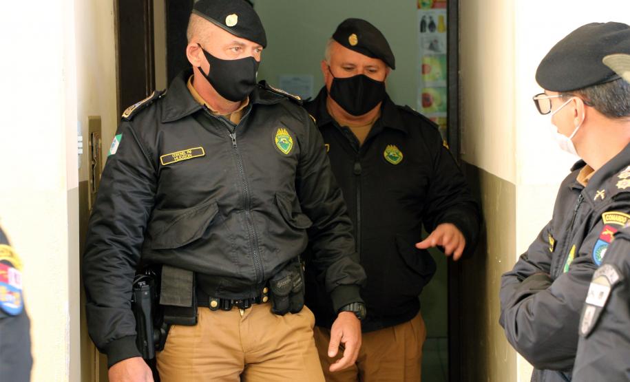 Em Loanda, Comandante-Geral conversa com o efetivo da 3ª CIPM