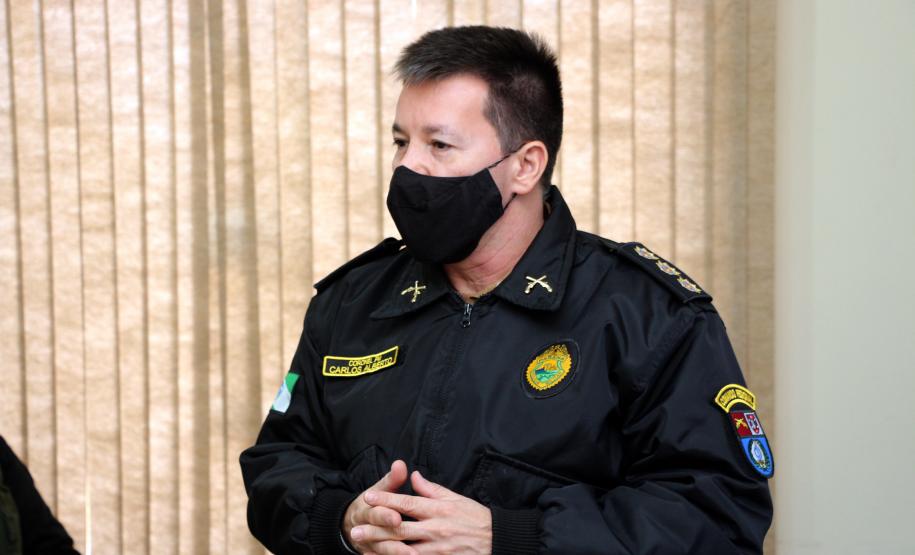 Em Loanda, Comandante-Geral conversa com o efetivo da 3ª CIPM