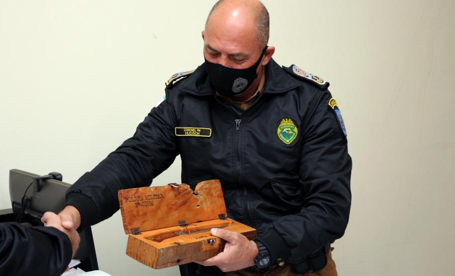 Em Loanda, Comandante-Geral conversa com o efetivo da 3ª CIPM