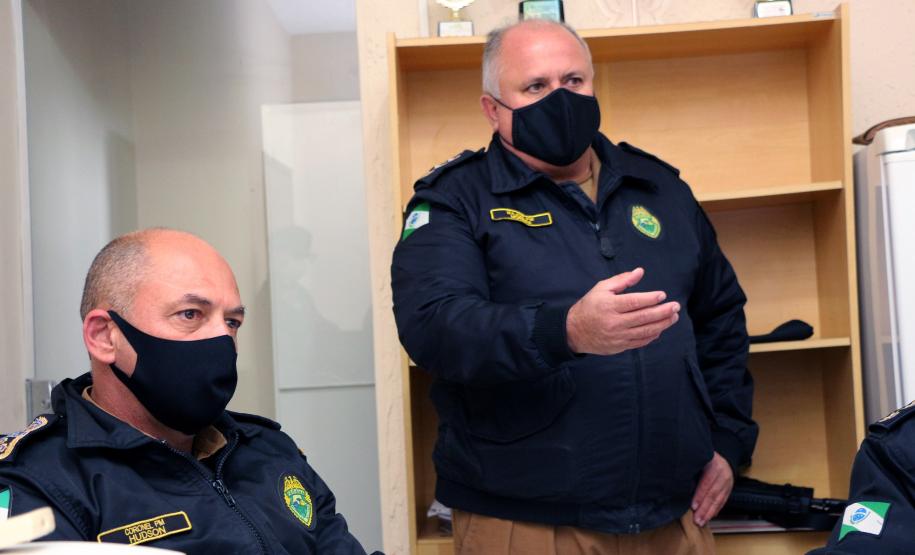 Em Loanda, Comandante-Geral conversa com o efetivo da 3ª CIPM