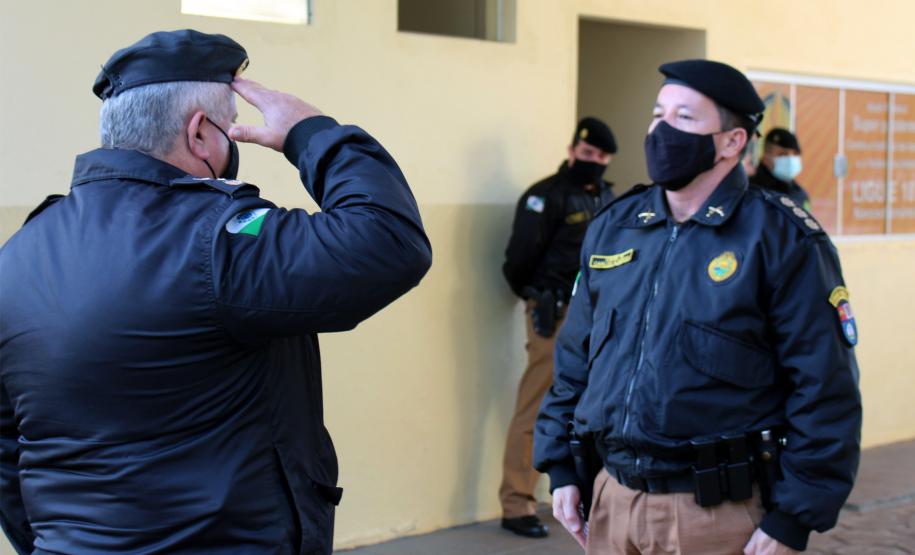 Em Loanda, Comandante-Geral conversa com o efetivo da 3ª CIPM