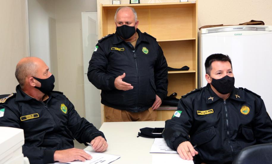 Em Loanda, Comandante-Geral conversa com o efetivo da 3ª CIPM