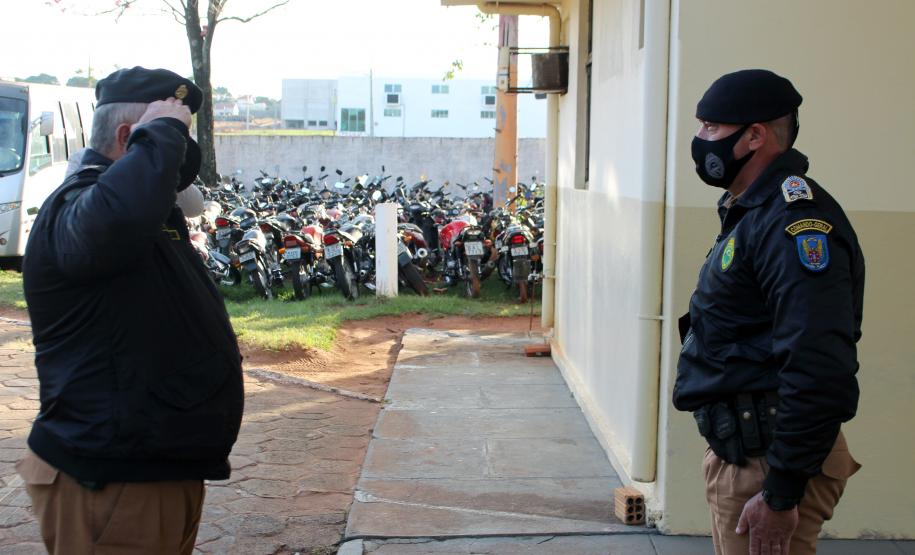 Em Loanda, Comandante-Geral conversa com o efetivo da 3ª CIPM