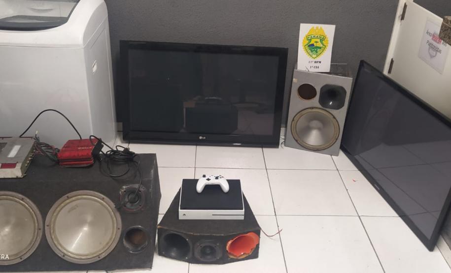 Na RMC, PM prende homem e apreende diversos objetos furtados