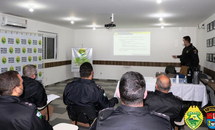 Batalhão da PM de Pato Branco (PR) recebe a visita do Chefe do COPOM