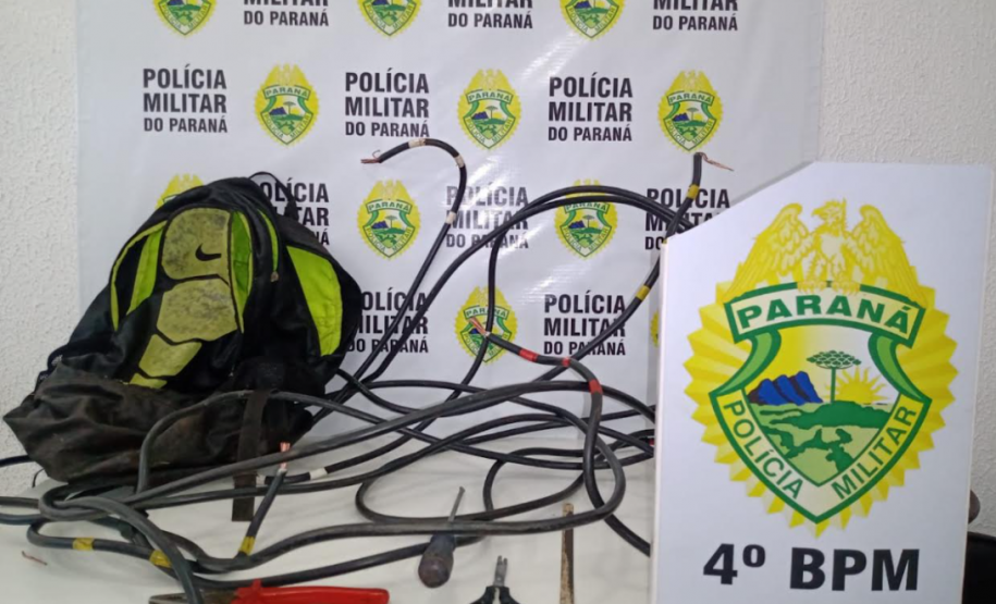 Em Maringá, PM encaminha envolvidos por furtos e receptação de moto furtada