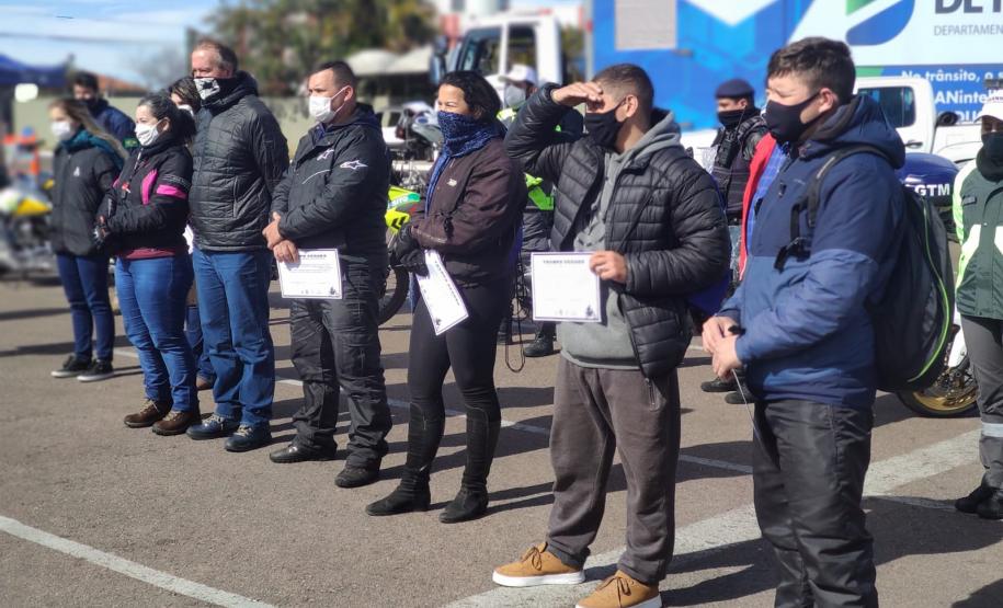 Evento para motociclistas trabalha técnicas de condução e dá dicas para evitar acidentes