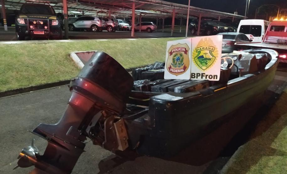 BPFron apreende embarcações, veículos, cigarros e anabolizantes em situações distintas no Oeste do estado