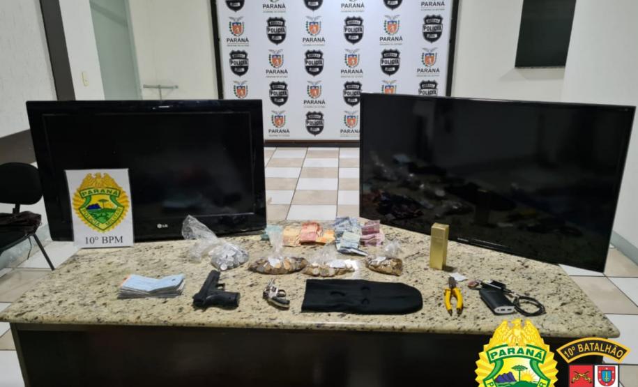 PM recupera diversos produtos roubados de uma empresa antes da vítima fazer a denúncia no Norte do estado