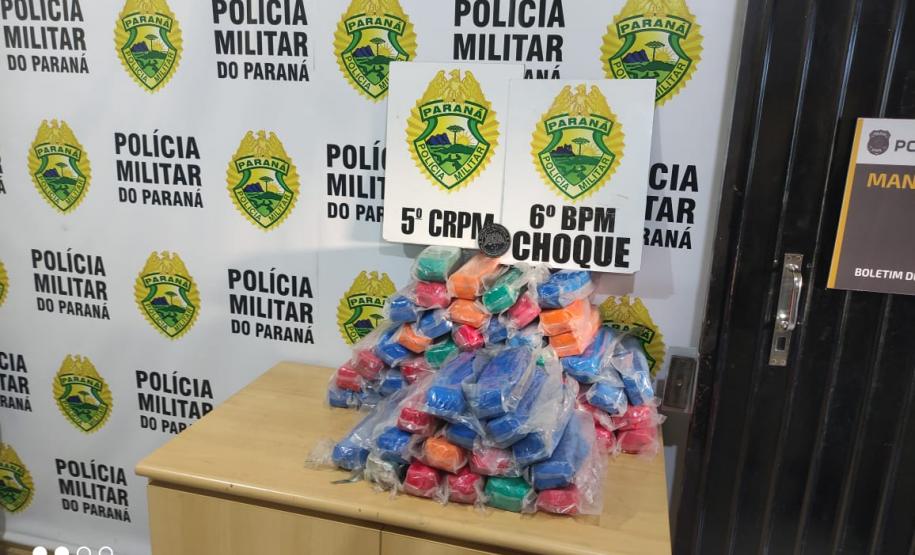 PM apreende carga crack avaliado em quase R$ 1 milhão no Oeste do estado